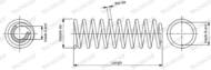 SP1938 MON - Sprężyna zawieszenia MONROE /przód/ TOYOTA