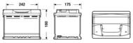 CB620 CEN - Akumulator 62AH/540A CENTRA PLUS P+ 242x175x190