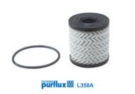 L358A PUR - Filtr oleju PURFLUX PSA 208 FORD FOCUS