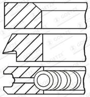 08-142400-00 GOE - Pierścienie tłokowe GOETZE /kpl/ 84mm 