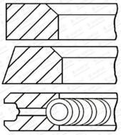 08-322400-00 GOE - Pierścienie tłokowe GOETZE /kpl/ 83mm 