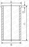 14-024670-00 GOE - Tuleja cylindra 76,50mm GOETZE 