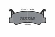 2000801 TEX - Klocki hamulcowe TEXTAR /tył/ MAZDA MX-3/323