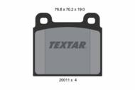 2001104 TEX - Klocki hamulcowe TEXTAR /przód/ VAG T2 79-86