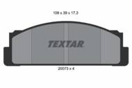 2007304 TEX - Klocki hamulcowe TEXTAR /przód/ FIAT 125P/ FSO POLONEZ/ 127/131