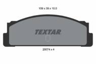2007404 TEX - Klocki hamulcowe TEXTAR /tył/ FIAT 125P/FSO POLONEZ