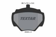 2034402 TEX - Klocki hamulcowe TEXTAR /tył/ LAND ROVER DISCOVERY 94-