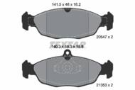2054701 TEX - Klocki hamulcowe TEXTAR /przód/ GM ASTRA F/CO