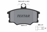 2057401 TEX - Klocki hamulcowe TEXTAR /przód/ VAG A80 -86 WENT