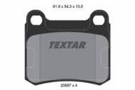 2068703 TEX - Klocki hamulcowe TEXTAR /tył/ DB W201 82-93