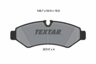 2074701 TEX - Klocki hamulcowe TEXTAR /tył/ DB SPRINTER 18-