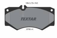 2078401 TEX - Klocki hamulcowe TEXTAR /przód/ DB 207-410