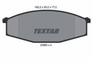 2086301 TEX - Klocki hamulcowe TEXTAR /przód/ NISSAN PATROL GR Y60