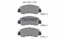 2094901 TEX - Klocki hamulcowe TEXTAR /przód/ MITSUBISHI ECLIPSE 1.5/2.2 DID 4WD 17-