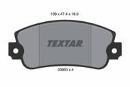 2095005 TEX - Klocki hamulcowe TEXTAR /przód/ FIAT UNO/PANDA/REGATA/IBIZA