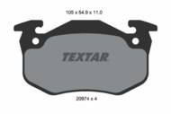 2097401 TEX - Klocki hamulcowe TEXTAR /tył/ RENAULT MEGANE/CLIO/19/ZX/XSARA/206/306