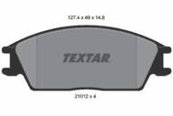 2101204 TEX - Klocki hamulcowe TEXTAR /przód/ HYUNDAI GETZ/PONY/S COUPE 1.1-1.6 89-09