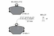 2110005 TEX - Klocki hamulcowe TEXTAR /przód/ FIAT TIPO/POLONEZ III 92- 1.6/1.9