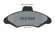 2117105 TEX - Klocki hamulcowe TEXTAR /przód/ FORD ESCORT 90-