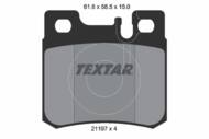 2119701 TEX - Klocki hamulcowe TEXTAR /tył/ DB W124/202 KOM
