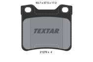 2127803 TEX - Klocki hamulcowe TEXTAR /tył/ PSA 406/607