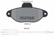 2143603 TEX - Klocki hamulcowe TEXTAR /przód/ FIAT PUNTO/SC/500/KA