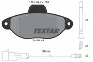 2143609 TEX - Klocki hamulcowe TEXTAR /przód/ FORD KA 1.2 10-