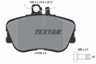 2143905 TEX - Klocki hamulcowe TEXTAR /przód/ DB W202 93-00