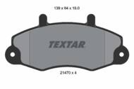 2147001 TEX - Klocki hamulcowe TEXTAR /przód/ FORD TRANSIT91-