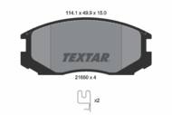 2165001 TEX - Klocki hamulcowe TEXTAR /przód/ DAIHATSU TERIOS 1.3-1.5 97-