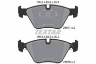 2167781 TEX - Klocki hamulcowe TEXTAR /przód/ /EPAD/ BMW 5 E39 2.0-3.5 95-96