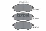 2172501 TEX - Klocki hamulcowe TEXTAR /przód/ HYUNDAI LANTRA 91-/95-/COUPE -02/SONATA -98/MATRIX 01-