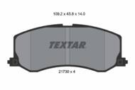 2173001 TEX - Klocki hamulcowe TEXTAR /przód/ (odp.GDB3237)