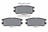 2184002 TEX - Klocki hamulcowe TEXTAR /tył/ MITSUBISHI PAJERO 94-