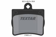2190003 TEX - Klocki hamulcowe TEXTAR /tył/ DB W202 C180-22