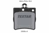 2191981 TEX - Klocki hamulcowe TEXTAR /tył/ /EPAD/ DB W203 1.8-2.6 00-07