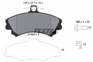 2192001 TEX - Klocki hamulcowe TEXTAR /przód/ VOLVO S40/V70/CARISMA