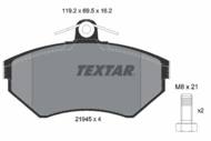 2194502 TEX - Klocki hamulcowe TEXTAR /przód/ VAG POLO/CADDY/IBIZA/CORDOBA/VENTO/GOLF 3