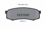 2194701 TEX - Klocki hamulcowe TEXTAR /tył/ TOYOTA LANDCRUISER 03-/PAJERO 03-