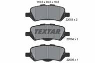 2200301 TEX - Klocki hamulcowe TEXTAR /tył/ TOYOTA VENZA 2.7-3.5 4WD 08-