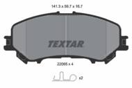 2206503 TEX - Klocki hamulcowe TEXTAR /przód/ NISSAN X-TRAIL 1.6 DCI 13-