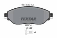 2208701 TEX - Klocki hamulcowe TEXTAR /przód/ RENAULT TRAFIC 1.6 DCI 14-