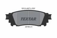 2215301 TEX - Klocki hamulcowe TEXTAR /tył/ LEXUS NX 2.0-2.5 14-