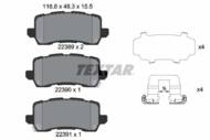 2238901 TEX - Klocki hamulcowe TEXTAR /tył/ ACURA MDX/TLX 3.5 13-