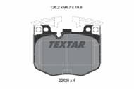 2242501 TEX - Klocki hamulcowe TEXTAR /przód/ BMW 3/5/6/7/8/X3/X4/X5/X6/X7/Z4 2.0-3.0 15-