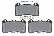 2256901 TEX - Klocki hamulcowe TEXTAR /przód/ FORD FOCUS 2.3 RS AWD 15-