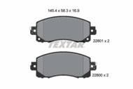 2280001 TEX - Klocki hamulcowe TEXTAR /przód/ SUBARU IMPREZA/FORESTER 2.0-2.5 18-