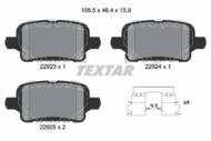 2292301 TEX - Klocki hamulcowe TEXTAR /tył/ GM INSIGNIA 1.5-2.0 17-