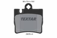 2307881 TEX - Klocki hamulcowe TEXTAR /tył/ /EPAD/ DB W220/C215 2.8-5.8 98-06