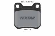 2309102 TEX - Klocki hamulcowe TEXTAR /tył/ SAAB 9-5